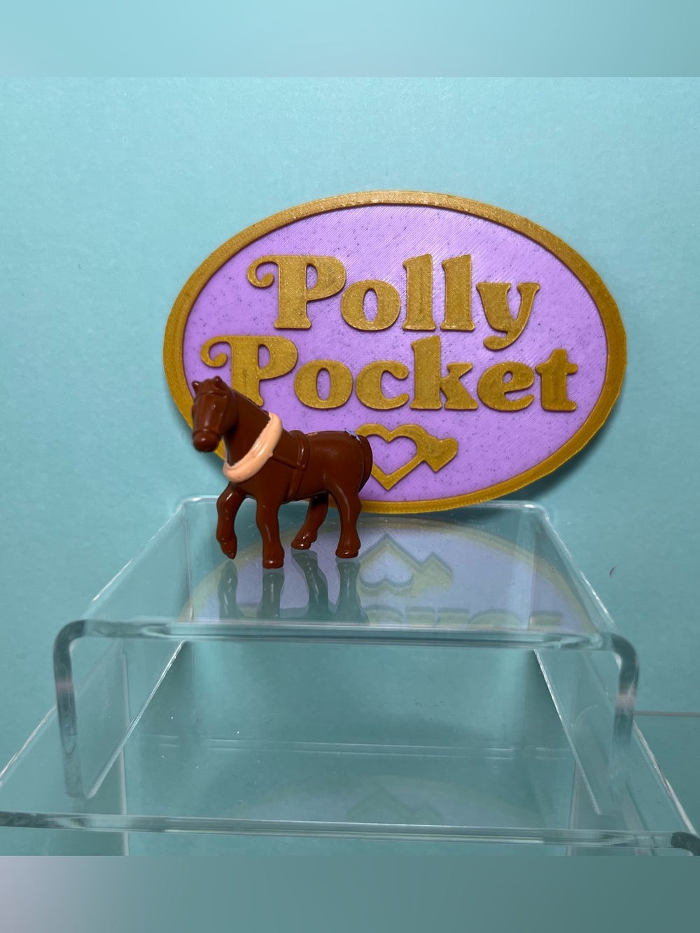 Vintage Polly Pocket 1995 Circus On the Go, Bess the horse